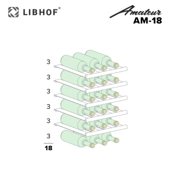 Винный шкаф Libhof Amateur AM-18 Black