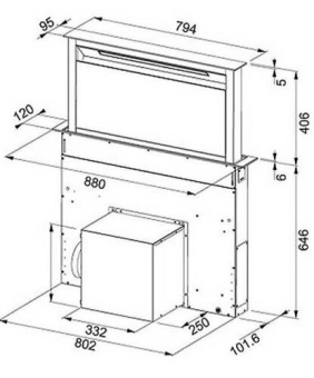 Вытяжка Franke FDW 908 IB XS