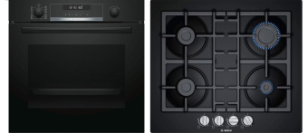 Комплект встраиваемой техники Bosch HBA578BB0 + PNH6B6B90