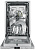 Встраиваемая посудомоечная машина Meferi MDW4562 LIGHT