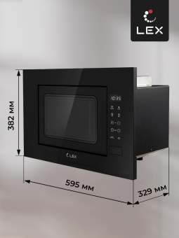 Встраиваемая микроволновая печь LEX BIMO 20.02 BL