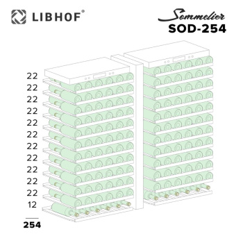 Винный шкаф Libhof Sommelier SOD-254 Silver