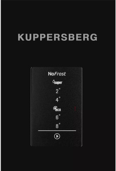 Морозильная камера Kuppersberg NFS 186 BK