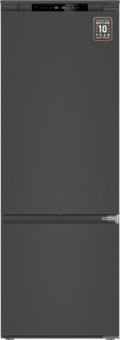 Встраиваемый холодильник Weissgauff WRKI 1970 Total NoFrost Inverter Premium Ecofresh Inox