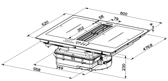 Варочная панель Faber GALILEO SMART BK A600 340.0627.227