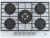 Варочная панель Korting HGG 7835 CTW
