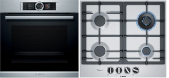 Комплект встраиваемой техники Bosch HBG636ES1 + PCH6A5B90