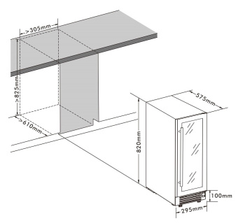 Винный шкаф Cellar Private CP020-1TWH
