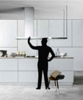 Вытяжка Falmec DESIGN LUMEN ISOLA STEEL 175 SX