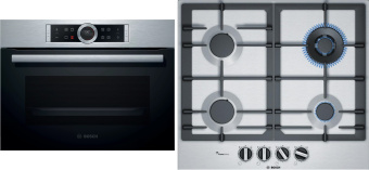 Комплект встраиваемой техники Bosch CBG635BS3 + PCH6A5B90