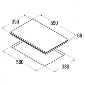 Варочная панель Cata IB 2 PLUS BK /A