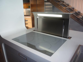 Вытяжка Falmec Design+ DOWN DRAFT tavolo 120 inox