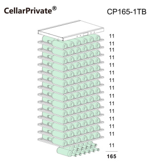 Винный шкаф Cellar Private CP165-1TB