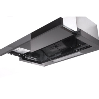 Вытяжка кухонная встраиваемая Exiteq EX-1076 black glass