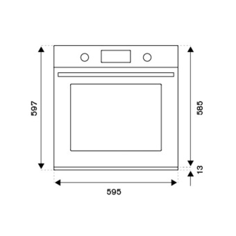 Духовой шкаф Bertazzoni Heritage F6011HERVPTAC бежевый