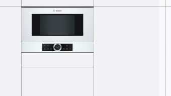 Встраиваемая микроволновая печь Bosch BFR634GW1