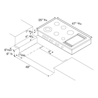 Варочная панель Bertazzoni Professional CB486G00X