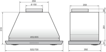 Вытяжка Elikor 52Н-1000-Э4Г