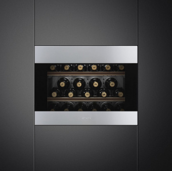 Встраиваемый винный шкаф Smeg CVI321X3