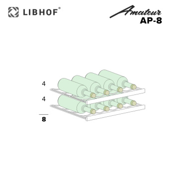 Винный шкаф Libhof Amateur AP-8 Black