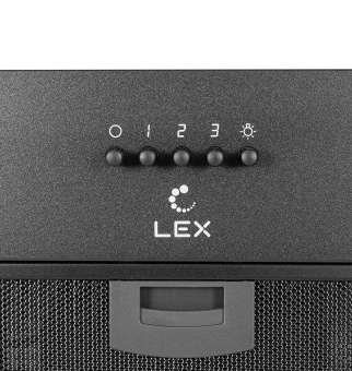 Встраиваемая кухонная вытяжка Lex Ghost 600 Black