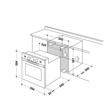 Духовой шкаф газовый DeLonghi SGB 4 RUS