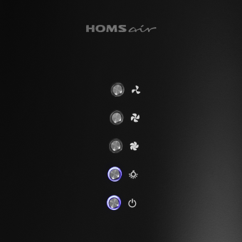 Вытяжка HOMSair ART 1050WL 35 черный