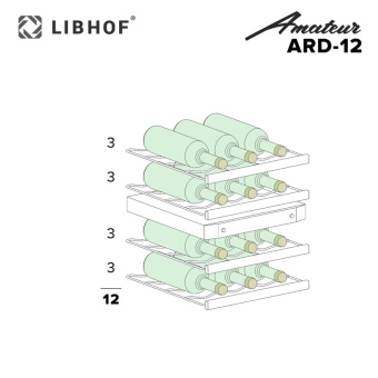 Винный шкаф Libhof Amateur ARD-12 Black