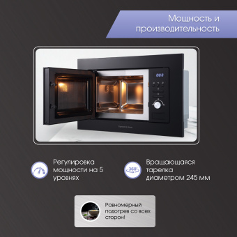 Встраиваемая микроволновая печь Zigmund & Shtain BMO 16.202 B