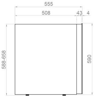 Встраиваемый винный шкаф Pando PVMAP 60-25 PAR