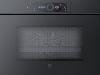 Духовой шкаф V-ZUG CombiSteamer V6000 45M PowerSteam AutoDoor черное стекло CSM6T-23047