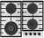 Варочная панель Gorenje GKTW642SYW