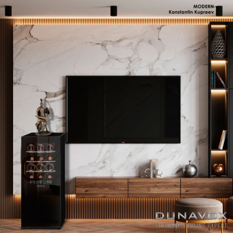 Встраиваемый винный шкаф Dunavox DX-24.68DSC