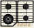 Варочная панель Kuppersberg FG 603 C Bronze