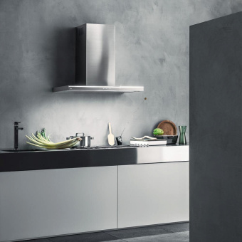 Вытяжка Falmec Silence LUMINA NRS 90 inox vetro acciaio (800)