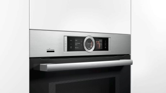 Духовой шкаф с СВЧ и паром Bosch HNG6764S6