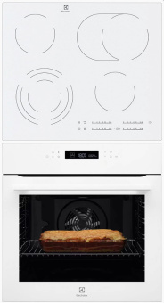 Комплект варочная панель Electrolux EHF 96547 SW + духовой шкаф Electrolux COE7P31V
