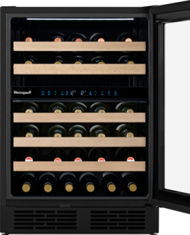 Встраиваемый винный шкаф Weissgauff WWC-46 Bottle Premium NoFrost Dual Zone