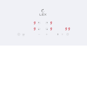 Варочная панель LEX EVI 640A WH