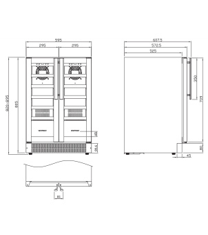 Винный шкаф Vestfrost Solutions W 38
