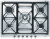 Варочная панель Smeg SE70SGH-5