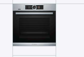 Духовой шкаф с паром Bosch HSG636XS6