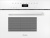 Встраиваемая пароварка с СВЧ Miele DGM7440 BRWS