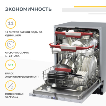 Встраиваемая посудомоечная машина Simfer DGB6602