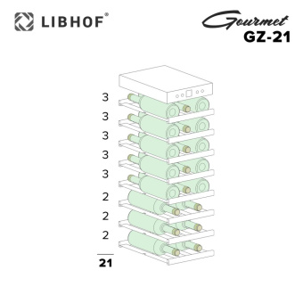 Винный шкаф Libhof Gourmet GZ-21 Tungsten