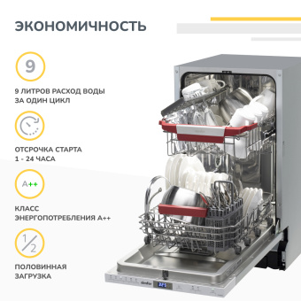 Встраиваемая посудомоечная машина Simfer DGB4601