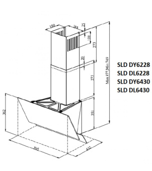 Вытяжка Schaub Lorenz SLD DL6228