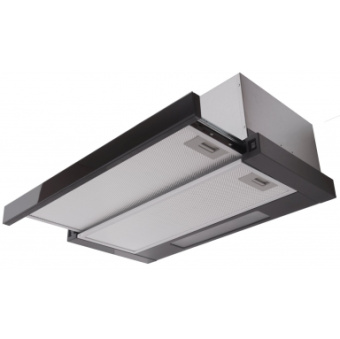 Вытяжка кухонная встраиваемая Exiteq EX-1076 black glass