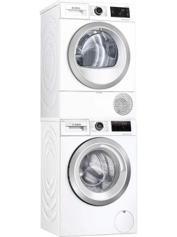 Комплект стиральной и сушильной машины Bosch WAU28PA0SN + WTU8769SSN + WTZ27410