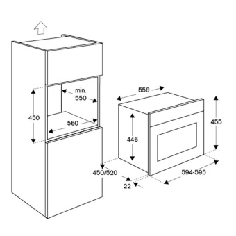 Духовой шкаф с паром Bertazzoni Professional F457PROVTX стальной